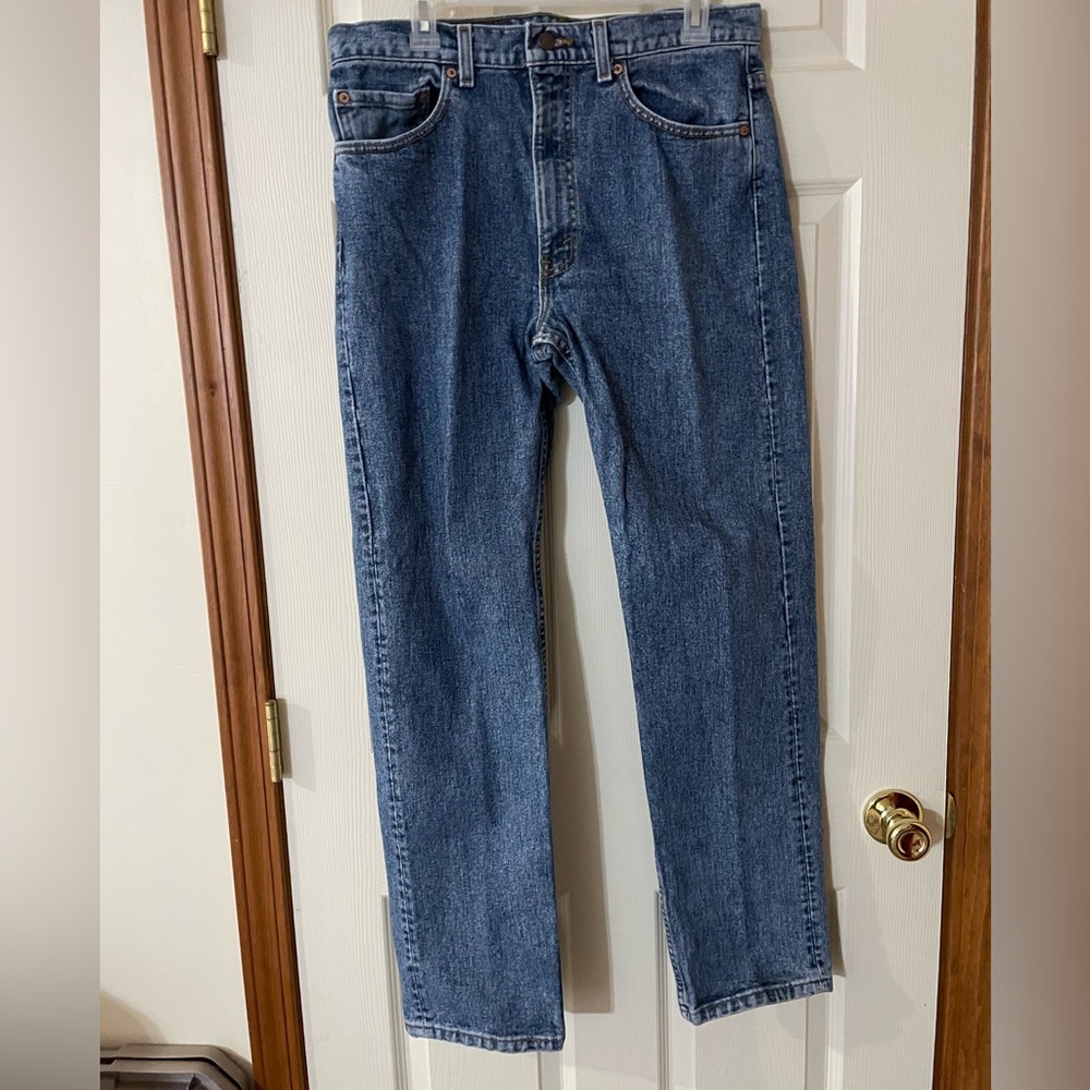 Levi's vintage Men's USA made Straight Jeans Blue Denim 505